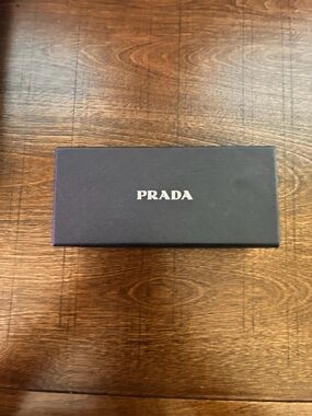 Prada Navy Sunglasses Box with White Logo